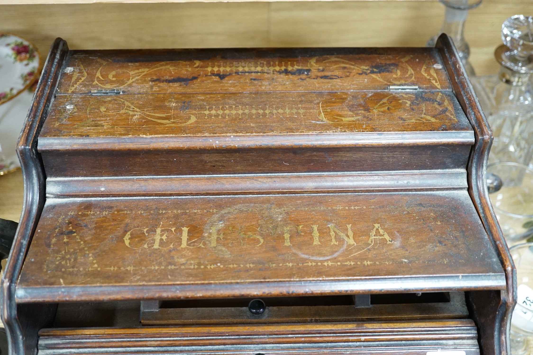 A Celestina organette 40cm